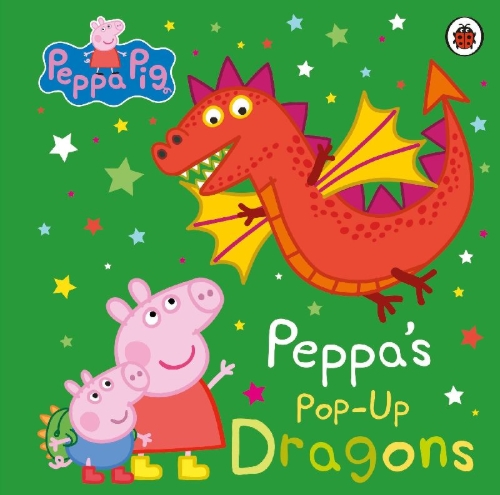 Buchcover und Innenansicht für das Buch: Peppa Pig: Peppa's Pop-Up Dragons