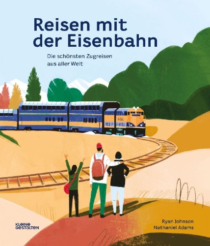 Buchcover und Innenansicht für das Buch: Reisen mit der Eisenbahn