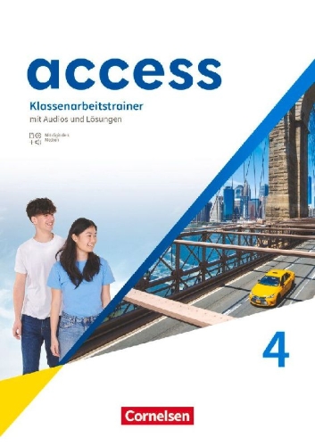 Buchcover und Innenansicht für das Buch: Access Band 4: 8. Schuljahr - Allgemeine Ausgabe 2022 - Klassenarbeitstrainer
