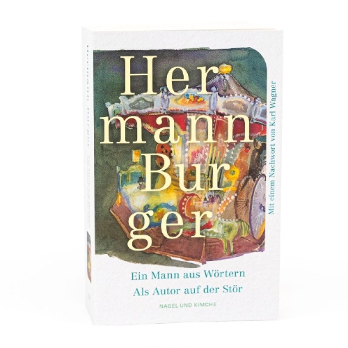 Buchcover und Innenansicht für das Buch: Ein Mann aus Wörtern. Als Autor auf der Stör