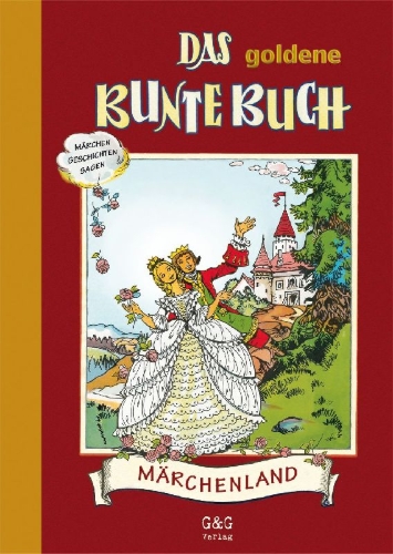 Buchcover und Innenansicht für das Buch: Das goldene bunte Buch