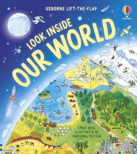 Buchcover und Innenansicht für das Buch: Look Inside Our World