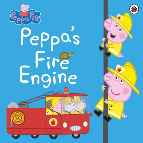 Buchcover und Innenansicht für das Buch: Peppa Pig: Peppa's Fire Engine