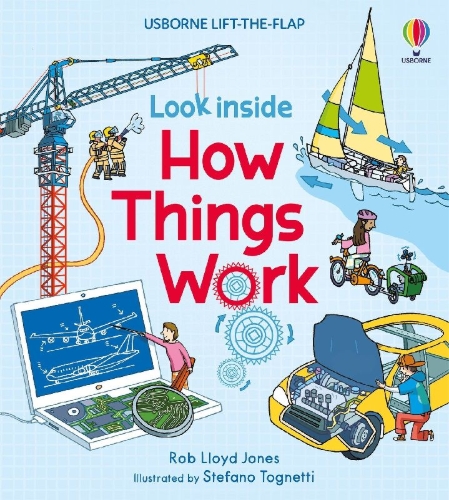 Buchcover und Innenansicht für das Buch: Look Inside: How Things Work