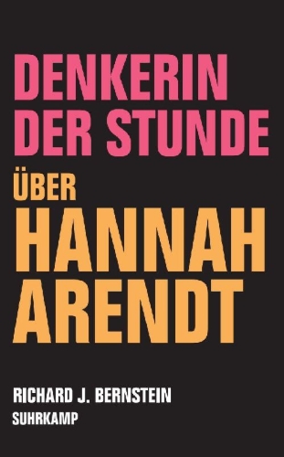 Buchcover und Innenansicht für das Buch: Why Read Hannah Arendt Now