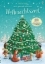 Buchcover und Innenansicht für das Buch: Meine glitzernde Stickerwelt: Weihnachtszeit