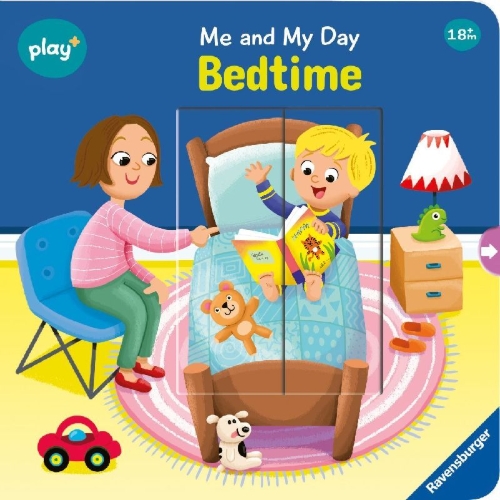 Buchcover und Innenansicht für das Buch: Play+ Me and My Day: Bedtime