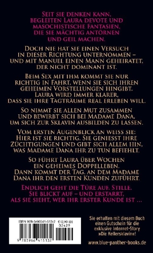 Buchcover und Innenansicht für das Buch: Zur Sklavin erzogen | Erotischer SM-Roman
