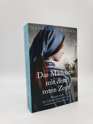 Buchcover und Innenansicht für das Buch: The Redhead of Auschwitz