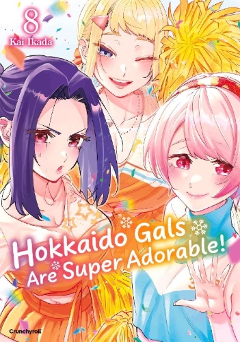 Buchcover und Innenansicht für das Buch: Hokkaido Gals Are Super Adorable! - Band 8