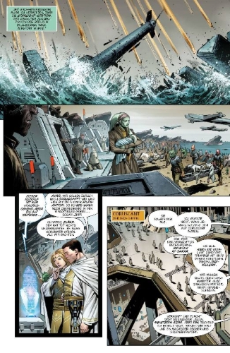 Buchcover und Innenansicht für das Buch: Star Wars: The High Republic - Shadows of Starlight (2023)