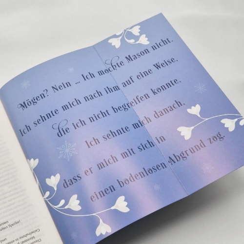 Buchcover und Innenansicht für das Buch: Nel modo in cui cade la neve