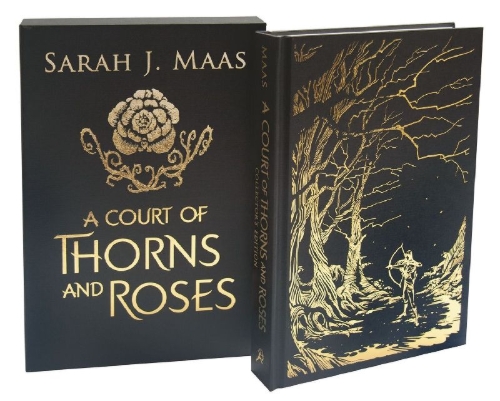 Buchcover und Innenansicht für das Buch: A Court of Thorns and Roses Collector's Edition