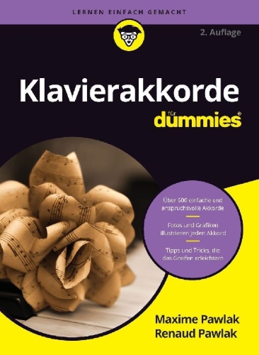 Buchcover und Innenansicht für das Buch: Klavierakkorde für Dummies