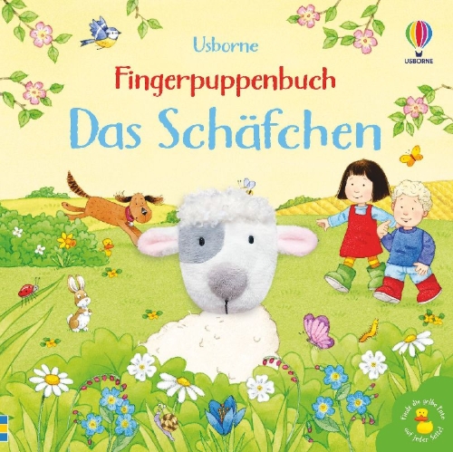 Buchcover und Innenansicht für das Buch: Fingerpuppenbuch: Das Schäfchen