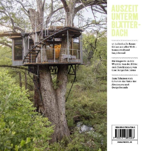 Buchcover und Innenansicht für das Buch: Baumhäuser