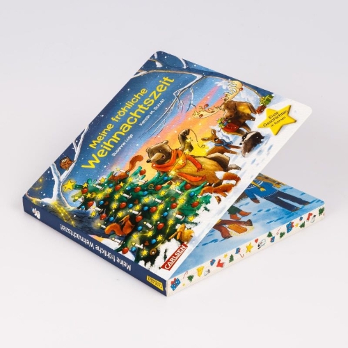 Buchcover und Innenansicht für das Buch: Meine fröhliche Weihnachtszeit