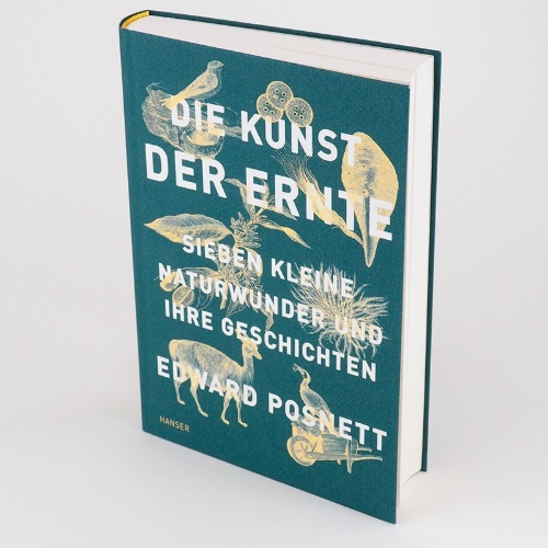 Buchcover und Innenansicht für das Buch: HARVEST. The Hidden Histories of Seven Natural Objects