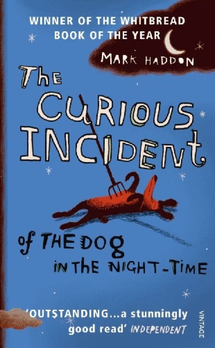 Buchcover und Innenansicht für das Buch: The Curious Incident of the Dog in the Night-Time
