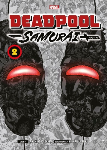 Buchcover und Innenansicht für das Buch: Deadpool Samurai (Manga) 02