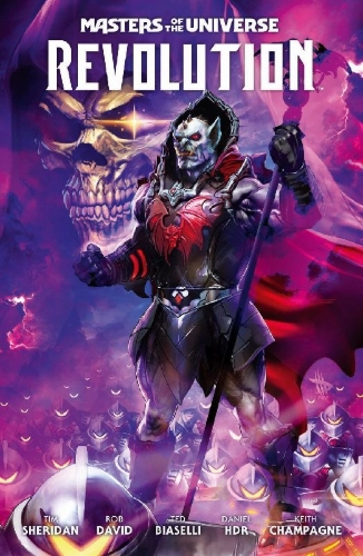Buchcover und Innenansicht für das Buch: Masters of the Universe: Revolution