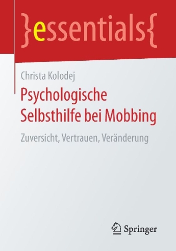 Buchcover und Innenansicht für das Buch: Psychologische Selbsthilfe bei Mobbing