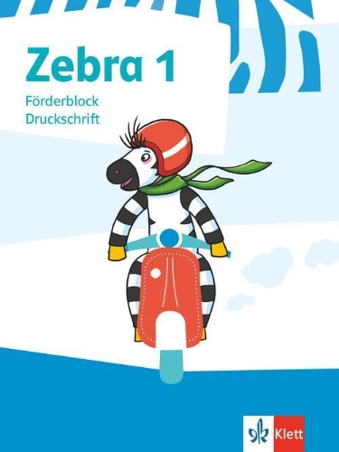 Buchcover und Innenansicht für das Buch: Zebra 1. Förderblock in Druckschrift Klasse 1