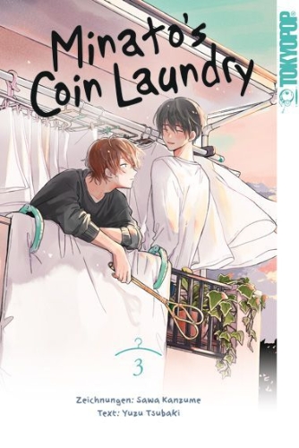 Buchcover und Innenansicht für das Buch: Minato's Coin Laundry 03