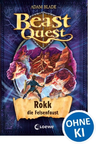 Buchcover und Innenansicht für das Buch: Rokk the Walking Mountain