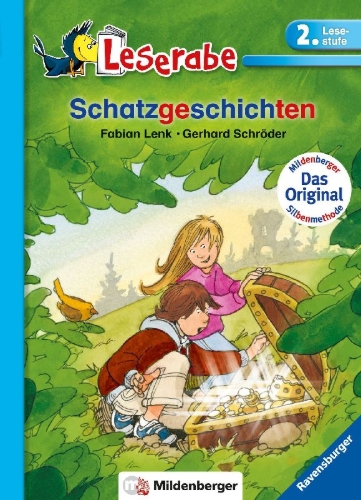 Buchcover und Innenansicht für das Buch: Schatzgeschichten - Leserabe 2. Klasse - Erstlesebuch für Kinder ab 7 Jahren