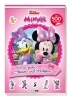 Buchcover und Innenansicht für das Buch: Disney Minnie: Mein großer Sticker- und Malspaß