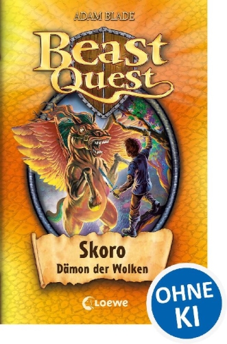 Buchcover und Innenansicht für das Buch: Beast Quest 14. Skoro, Dämon der Wolken