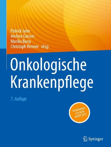 Buchcover und Innenansicht für das Buch: Onkologische Krankenpflege