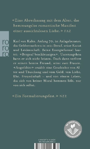 Buchcover und Innenansicht für das Buch: Angstblüte