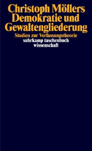 Buchcover und Innenansicht für das Buch: Demokratie und Gewaltengliederung