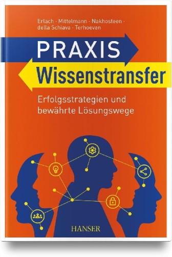 Buchcover und Innenansicht für das Buch: Praxis Wissenstransfer
