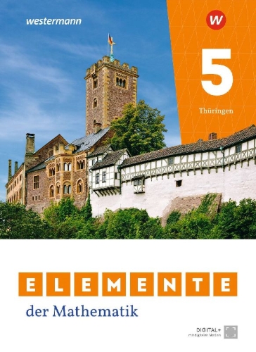 Buchcover und Innenansicht für das Buch: Elemente der Mathematik SI. Schulbuch 5. Für Thüringen