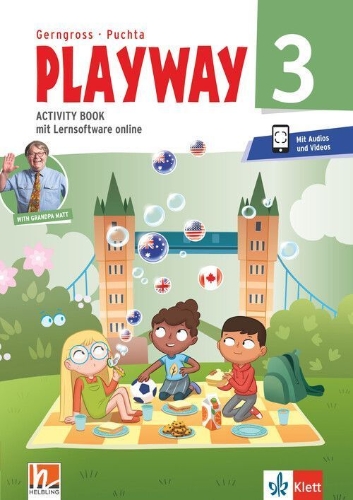 Buchcover und Innenansicht für das Buch: Playway 3. Ab Klasse 3. Aktivity Book mit Lernsoftware online Klasse 3