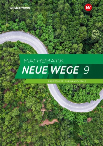 Buchcover und Innenansicht für das Buch: Mathematik Neue Wege SI 9. Arbeitsheft mit Lösungen. Für Rheinland-Pfalz