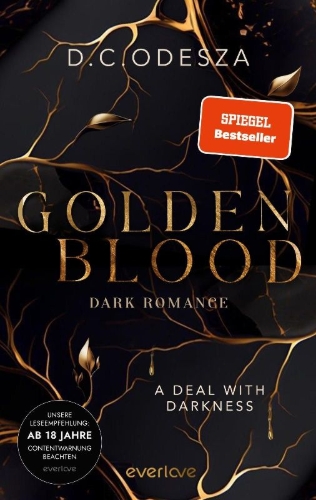 Buchcover und Innenansicht für das Buch: Golden Blood - A Deal with Darkness