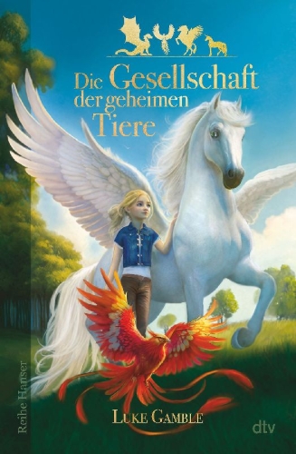 Buchcover und Innenansicht für das Buch: Die Gesellschaft der geheimen Tiere