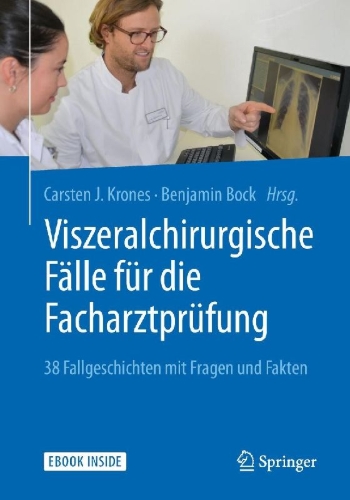 Buchcover und Innenansicht für das Buch: Viszeralchirurgische Fälle für die Facharztprüfung