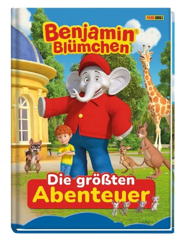 Buchcover und Innenansicht für das Buch: Benjamin Blümchen: Die größten Abenteuer