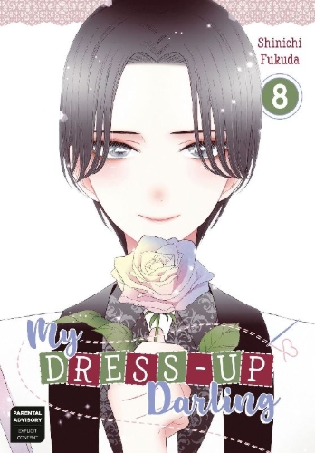 Buchcover und Innenansicht für das Buch: My Dress-Up Darling 08
