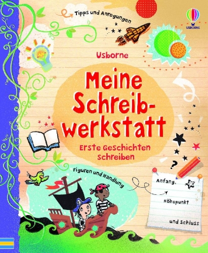 Buchcover und Innenansicht für das Buch: Meine Schreibwerkstatt