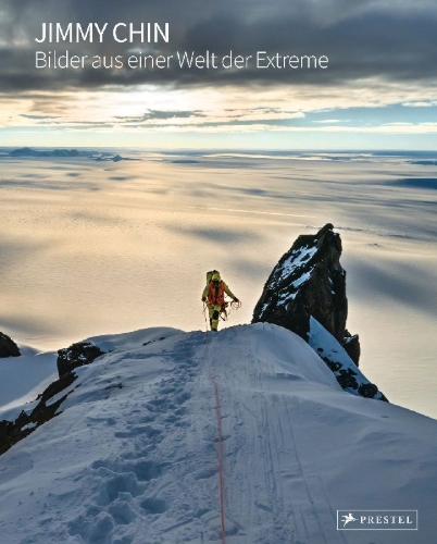 Buchcover und Innenansicht für das Buch: Jimmy Chin: There & Back - Photographs from the Edge