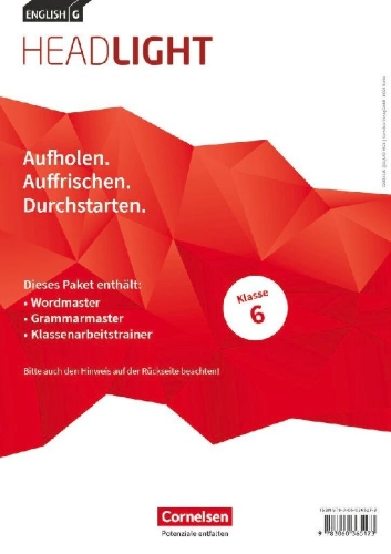 Buchcover und Innenansicht für das Buch: English G Headlight Band 2: 6. Schuljahr - Arbeitshefte Wordmaster, Grammarmaster und Klassenarbeitstrainer (Im Paket)