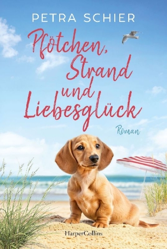 Buchcover und Innenansicht für das Buch: Pfötchen, Strand und Liebesglück