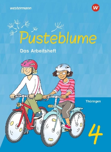 Buchcover und Innenansicht für das Buch: Pusteblume. Sachunterricht 4. Arbeitsheft. Für Thüringen