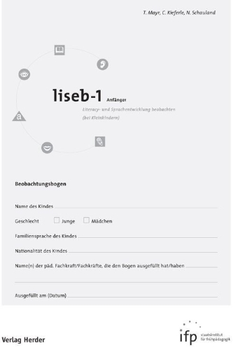 Buchcover und Innenansicht für das Buch: liseb-1 Anfänger